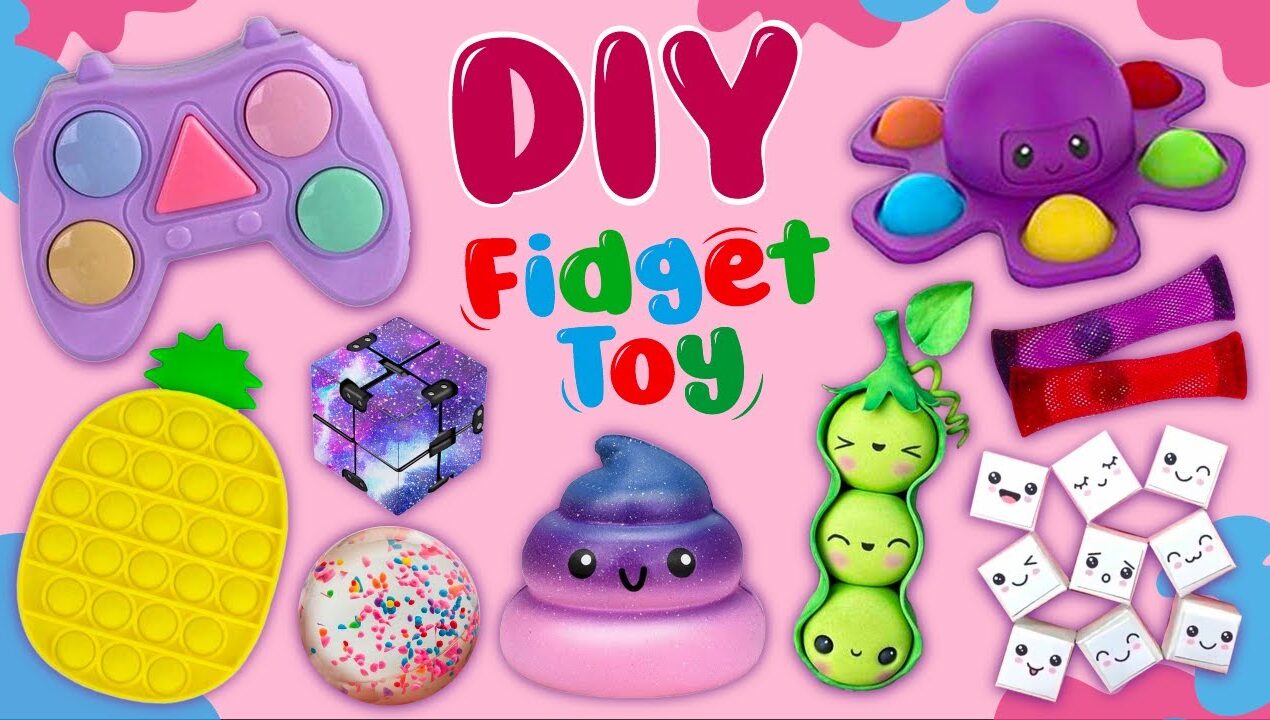 10 DIY SUPER FANTASTIC FIDGET TOYS TO MAKE IN 5 MINUTES – Viral TikTok Pop-It & Stress Reliever Toys