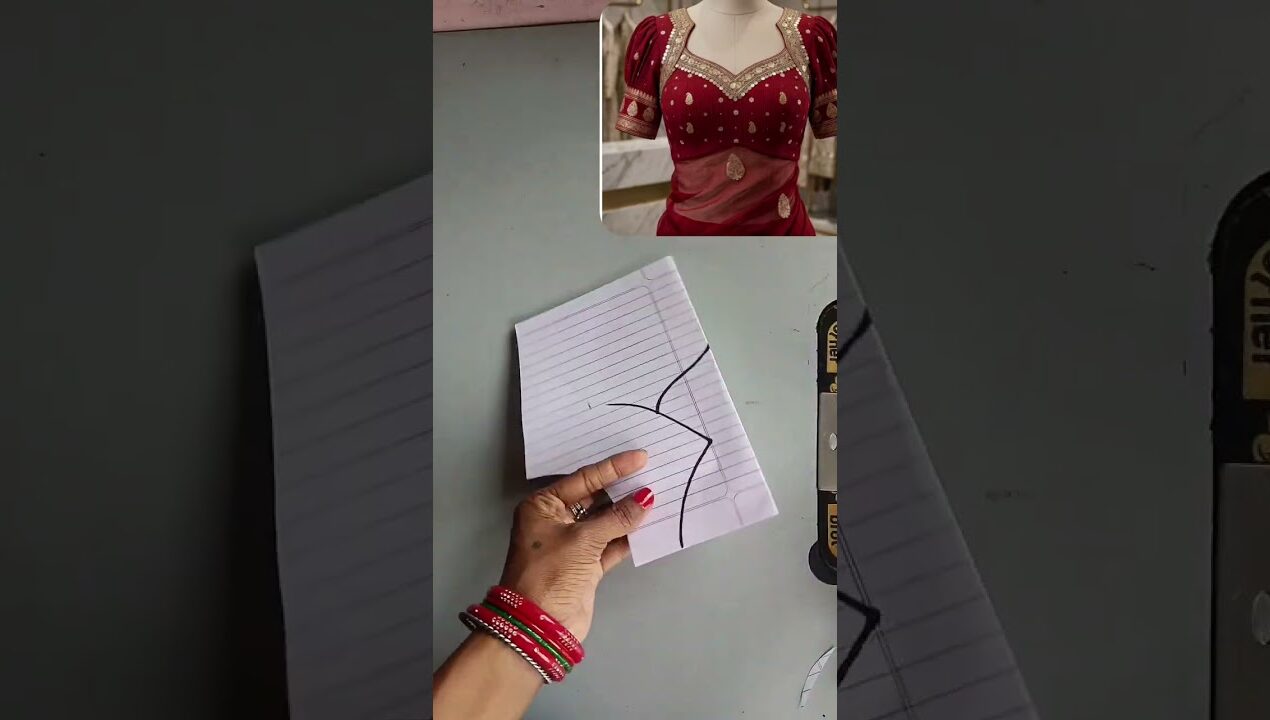 blouse design #youtubeshorts #papercraft #diy #viral #foryou #fashion