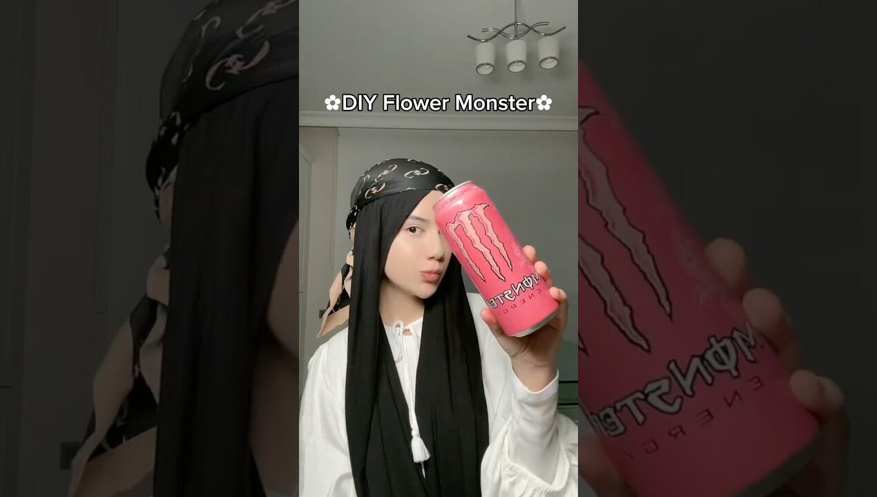 DIY Flower Monster 🌸 #diy
