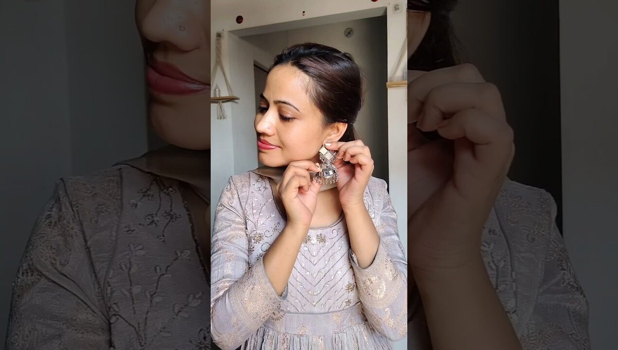 Broken jhumka ✅ #shorts #youtubeshorts #ytshorts #trending #earrings #diy #ashortaday