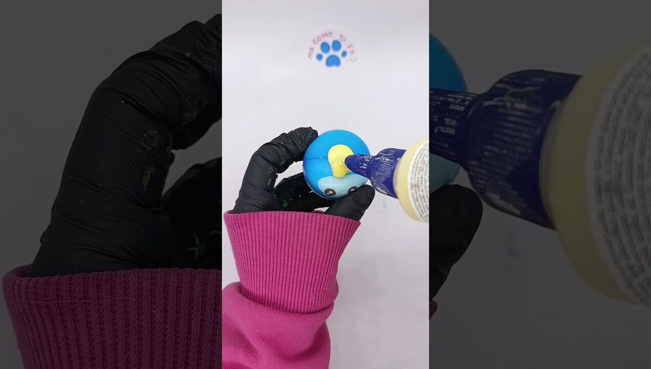 EGG SLIME? 😱 #tutorial #diy #egg