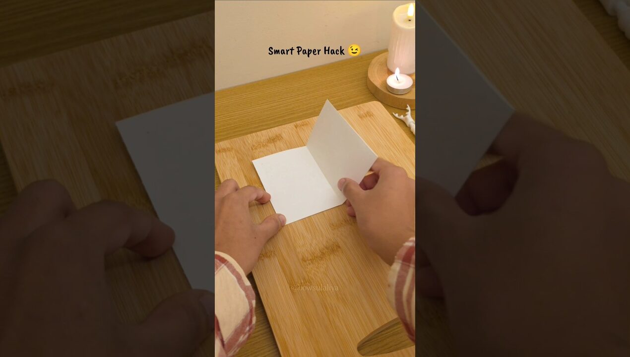 This Tiny Paper Hack Saves Your Study Table ✏️✨