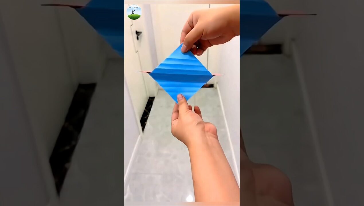 Amazing Paper Flying Spinner 😳✈️ | Easy DIY Paper Toy That Flies Smooth #shorts #origami