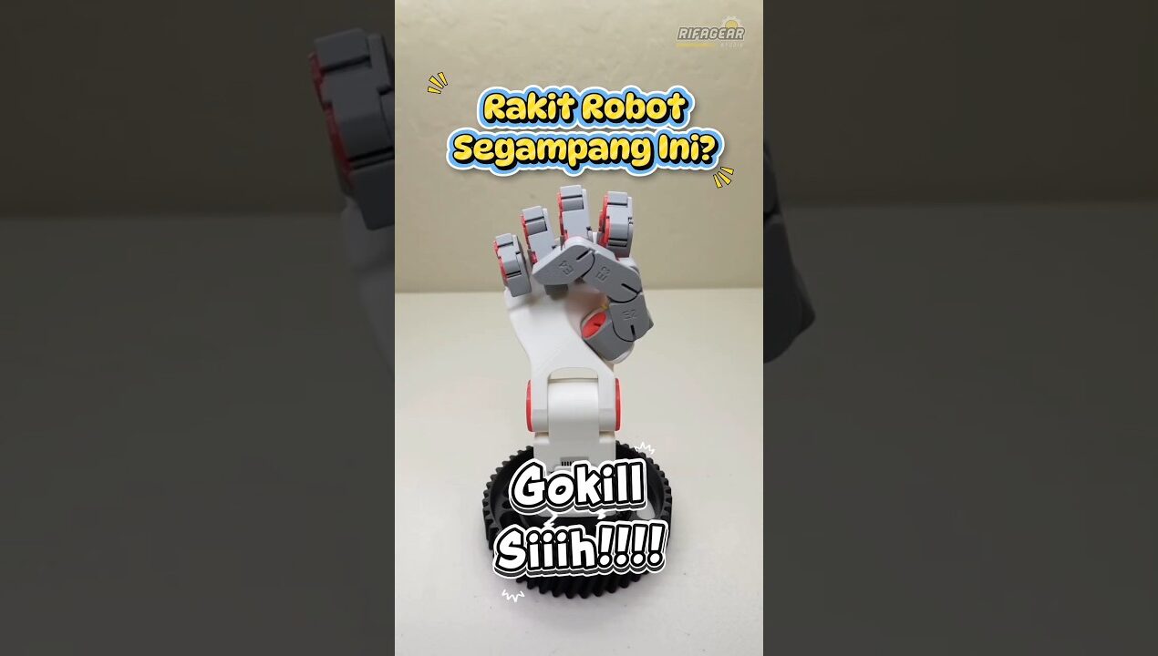 Rakit Robot Segampang Ini!! #diy #short #robot