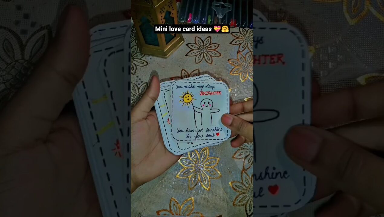 cute love mine Card Ideas 💝🤗#diy #love #craft #trending #viralvideo #youtubeshorts #shorts