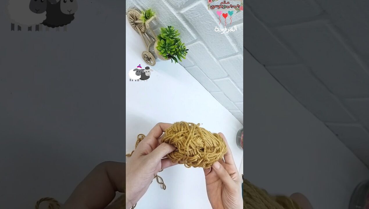 خروف العيد.. بطريقه بسيطه 🐏🎀#diy #shorts #اعادة_تدوير #اعاده_تدوير_الأشياء_القديمه  #ديكور #افكار