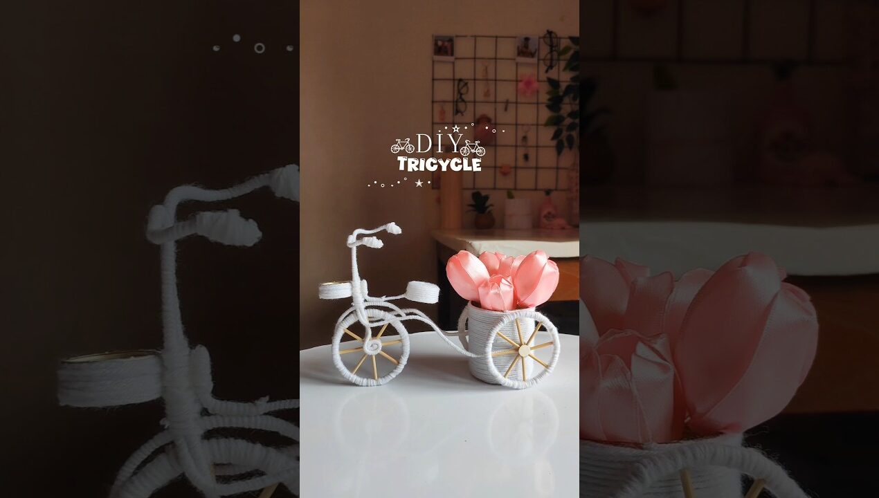 Diy Cycle Planter || aesthetic room decor #shorts #diy #viral #trending #craft #art #aesthetic