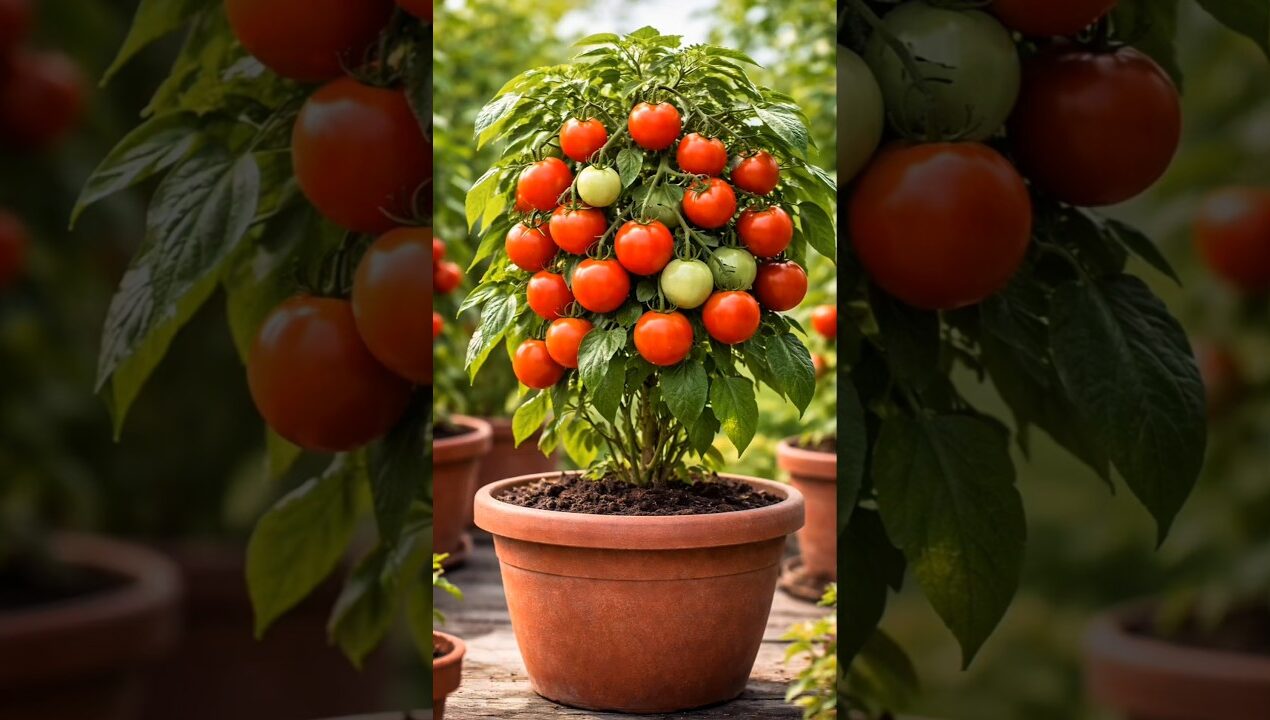 “1 Pot = Unlimited Tomatoes 🍅🔥 | Balcony Gardening Hack #Shorts”