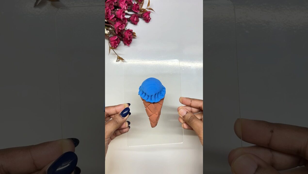 Easy clay icecream craft ideas for kids #viral #trending #shorts #ytshorts #diy #craft