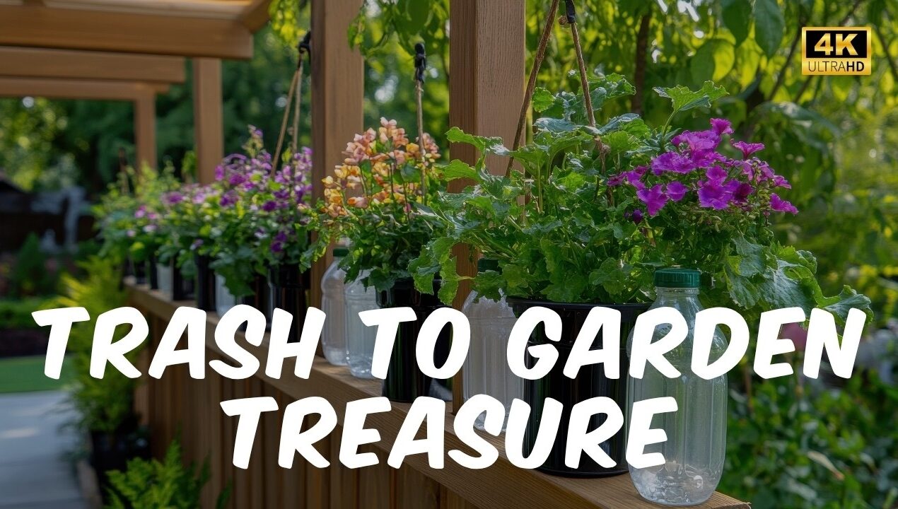 DIY Garden Art Ideas: Turn Trash into Outdoor Focal Decor | Upcycling Crafts & Budget Backyard Decor