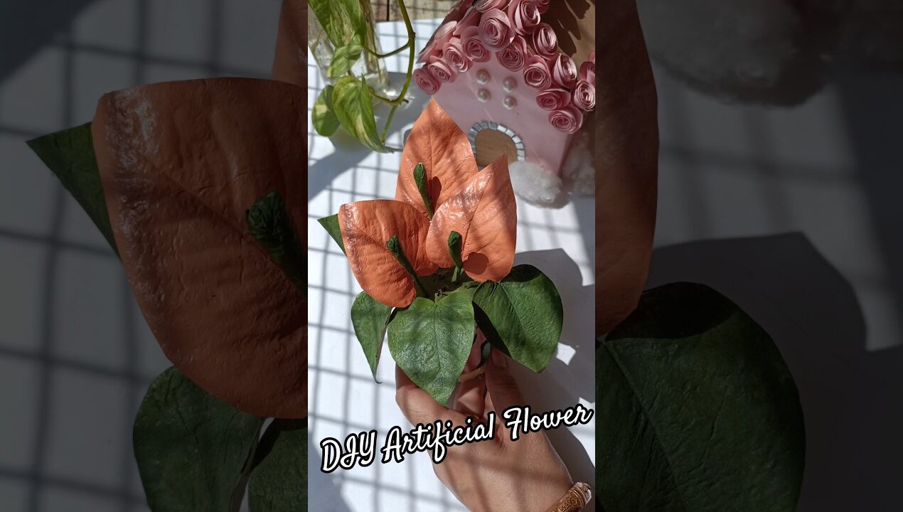 DIY Artificial plant | Easy decor Ideas #shortsviral #viralshorts #diyplanters #craftideas #handmade