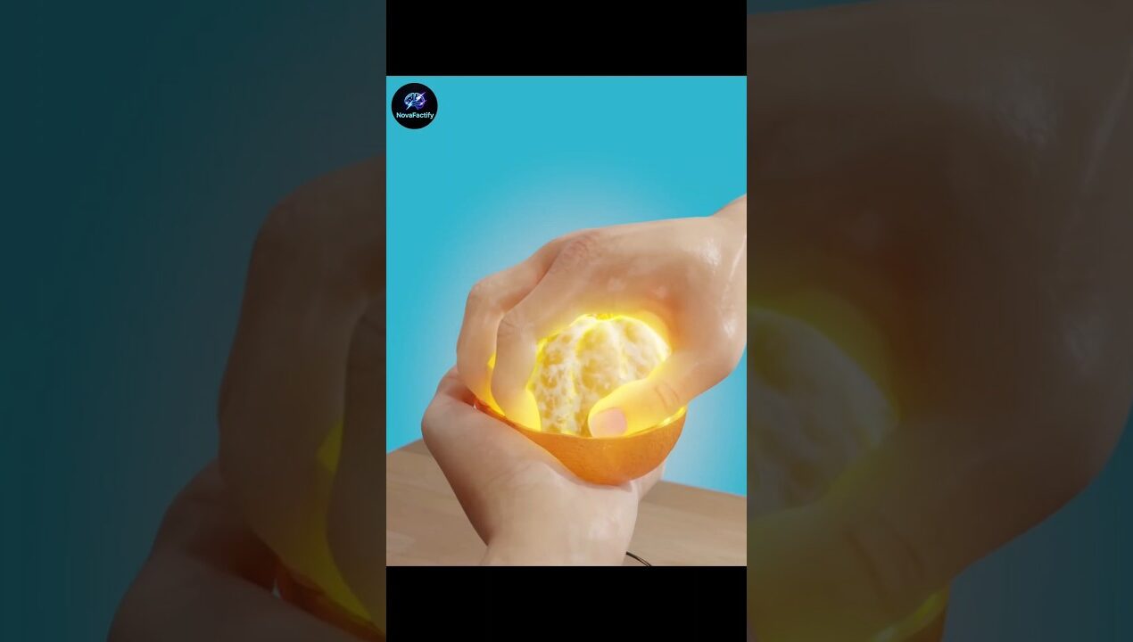 How To Make A Candle From An Orange 😮 #diy