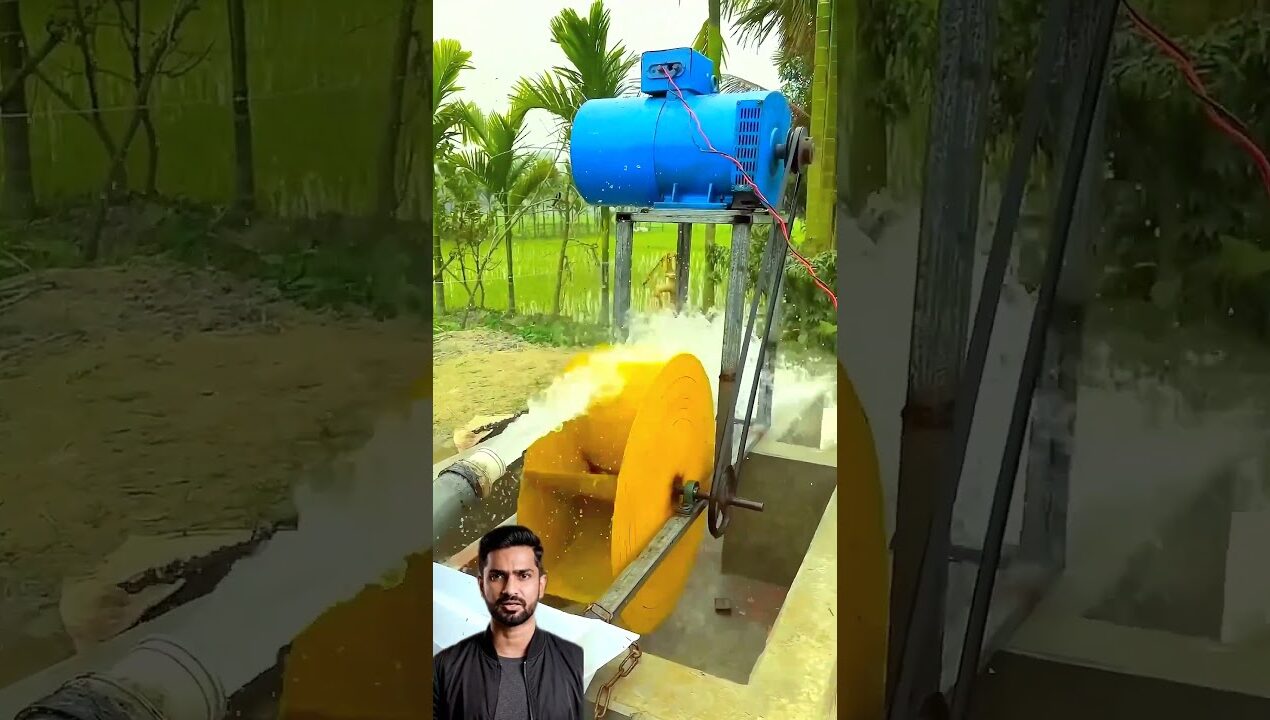 How to Generate Electricity from Water | DIY Hydroelectric Turbine Projectपानी से बिजली कैसे बनाएँ?