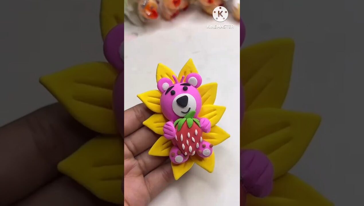 DIY idea 💞 How to make easily doll with Super clay #trend #shots #painting #clay