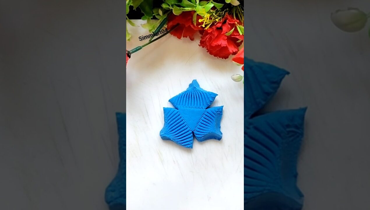 Clay Design Idea || Simple Craft @simmiart04 #shorts #short #viral #video #trending #diy #art