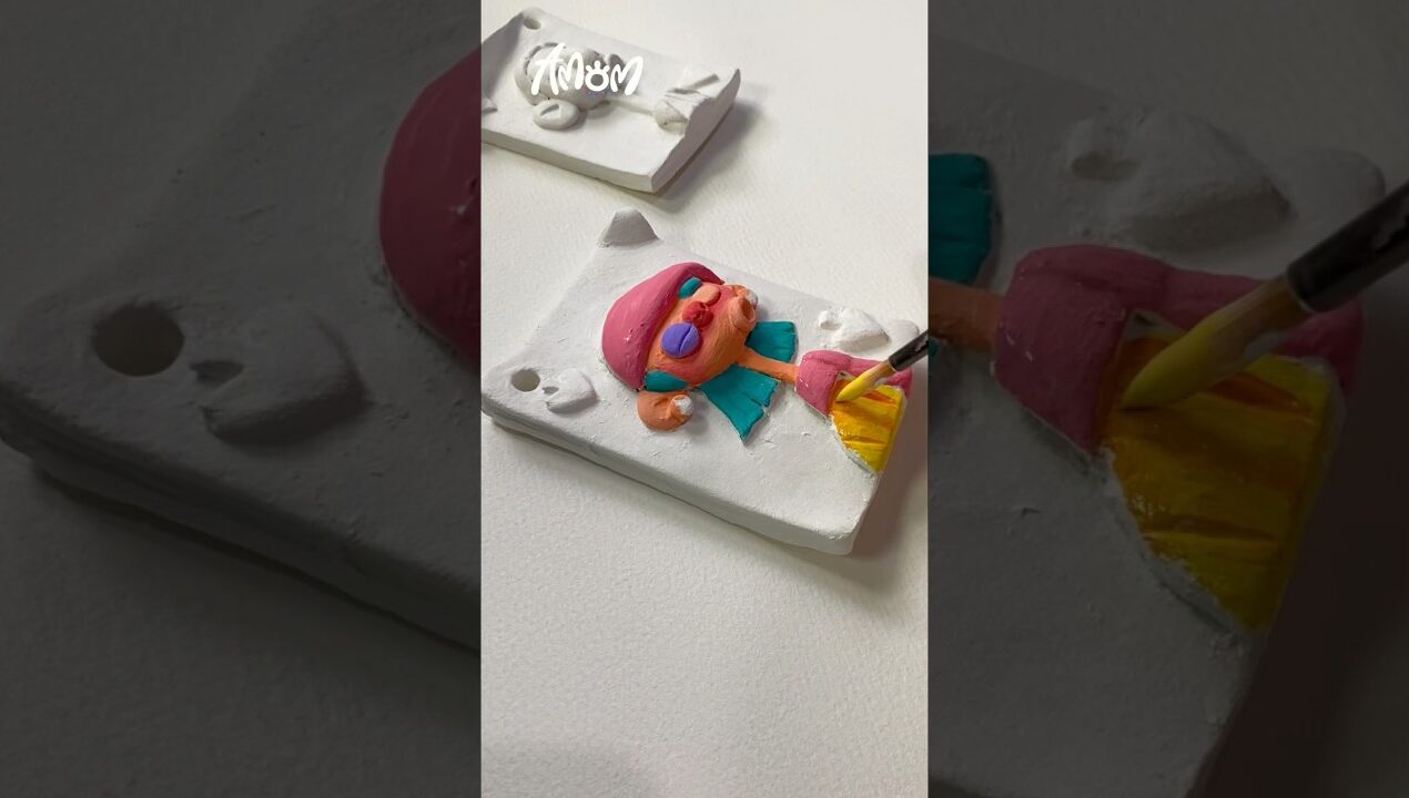 BIKIN GANTUNGAN DARI CLAY PART 2 #rizkyamom #art #diy #clay