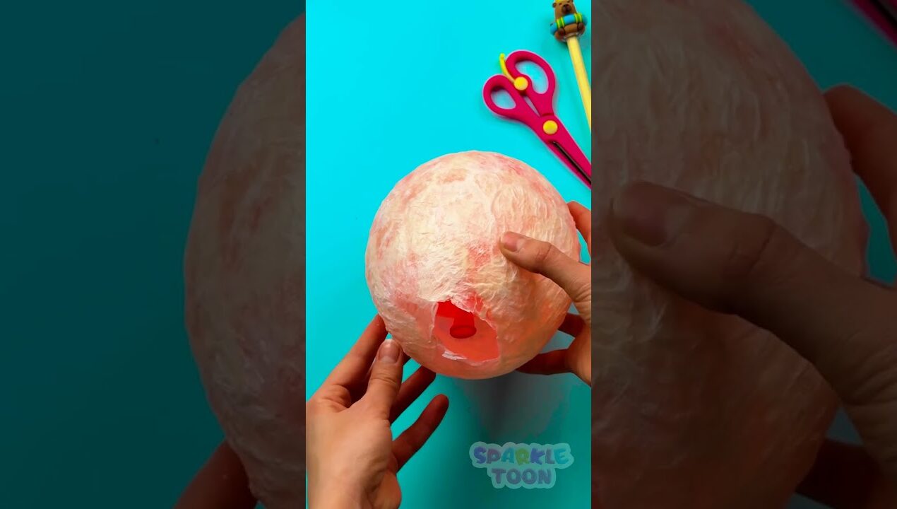 🎃 Scary Lamp Craft Time! Let’s Create It Together! 🎈 #DIY #SmartKids
