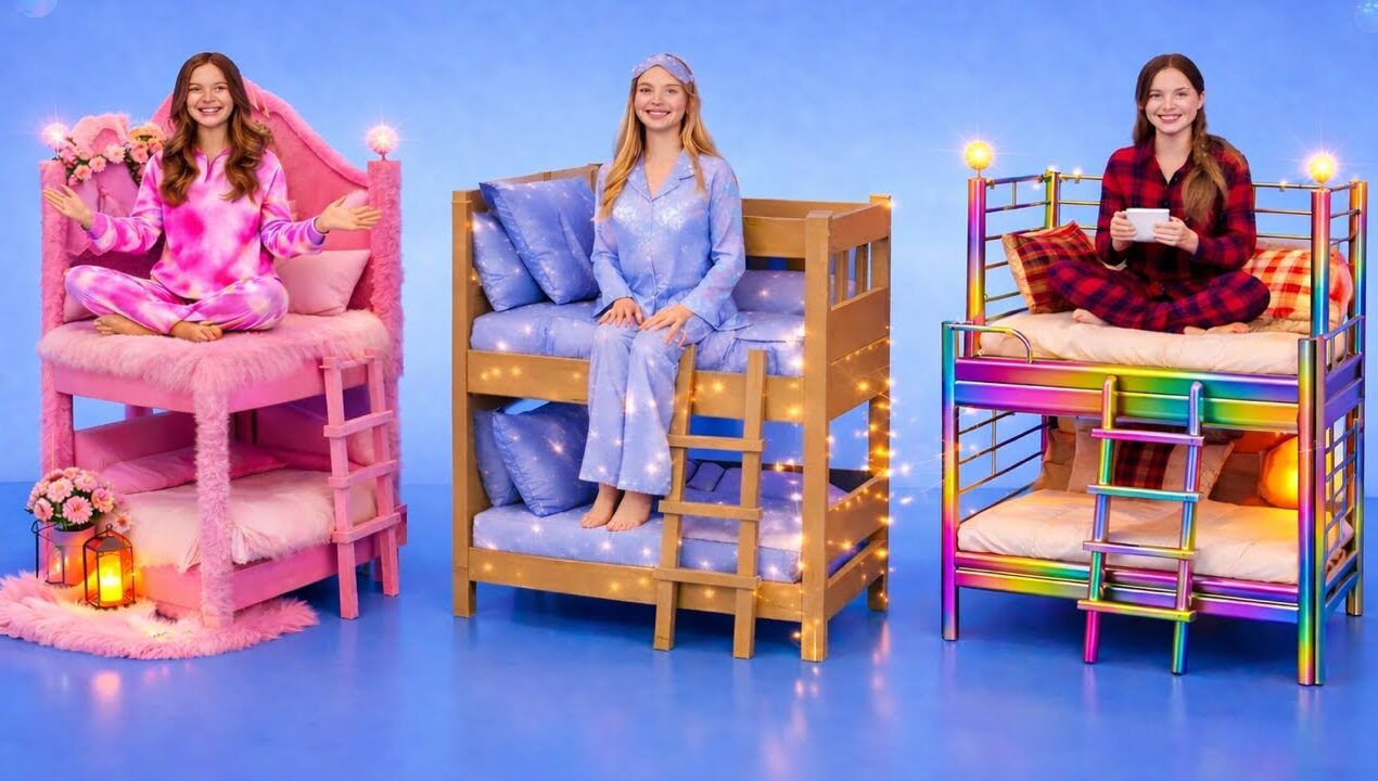 SECRET ROOM CHALLENGE! 🏠🤫 Cardboard DIY & Decor Glow Up by 123 GO! Galaxy