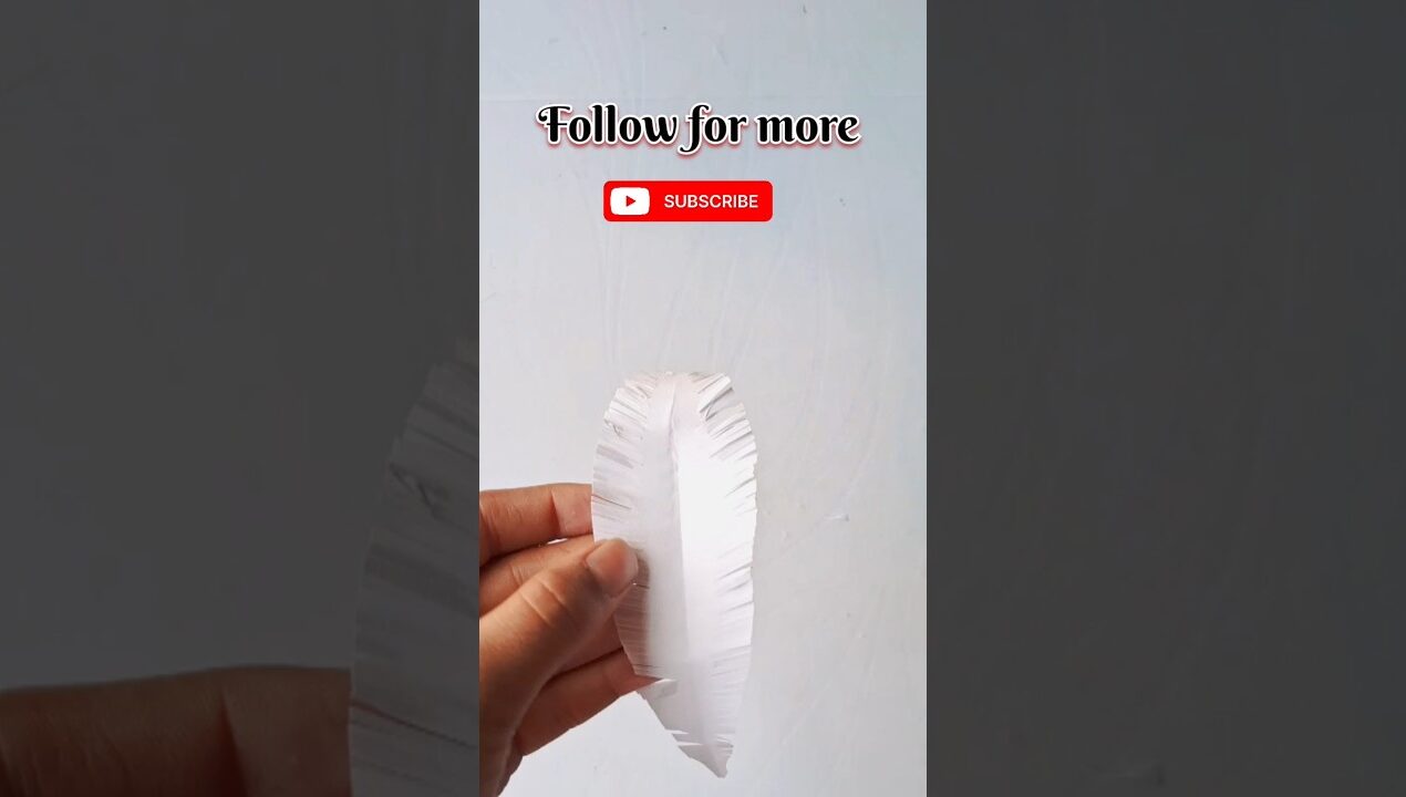 DIY Feather from Paper 😱 | You Won’t Believe How Easy It Is!
