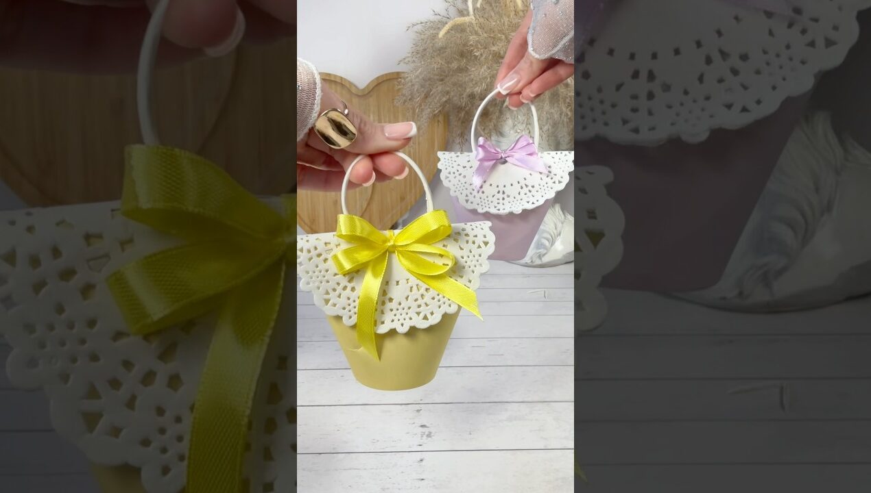 DIY Gift Box from Paper Cups 🎁 Creative Gift Idea for Money, Candy & Small Gifts