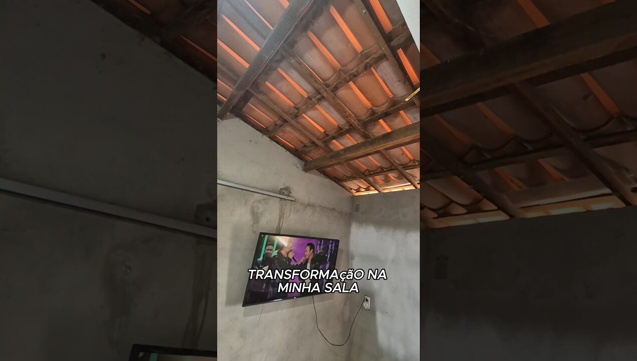 reformando a minha sala #diy #obra #dicas #ideas #shorts #reforma #ideiasbrilhantes