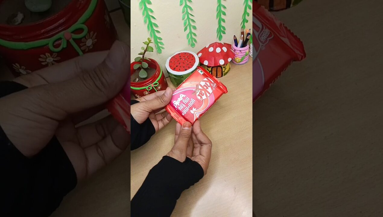 Chocolate packing ideas 💡 Gift packing ideas 😺 #artscraft #diy #viralshort #shortsfeed #shorts
