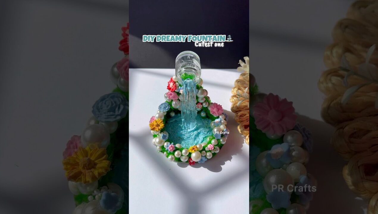 I wish esa fountain real life mai hota🥺||#fountain #fountainforhome #homedecor #roomdecorideas #diy
