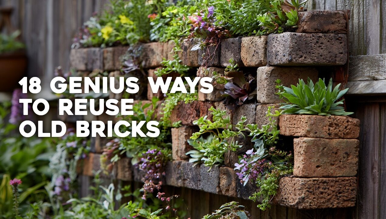 🧱 Upcycling Old Bricks for the Garden: 18 Charming DIY Ideas