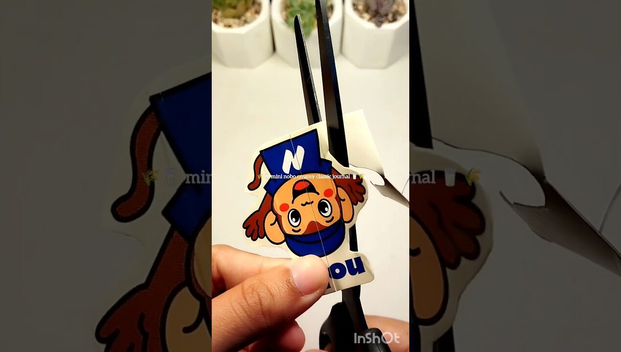 mini nobo creamy classic journal 🥛🌾 #art #diy #craft #asmr #journal