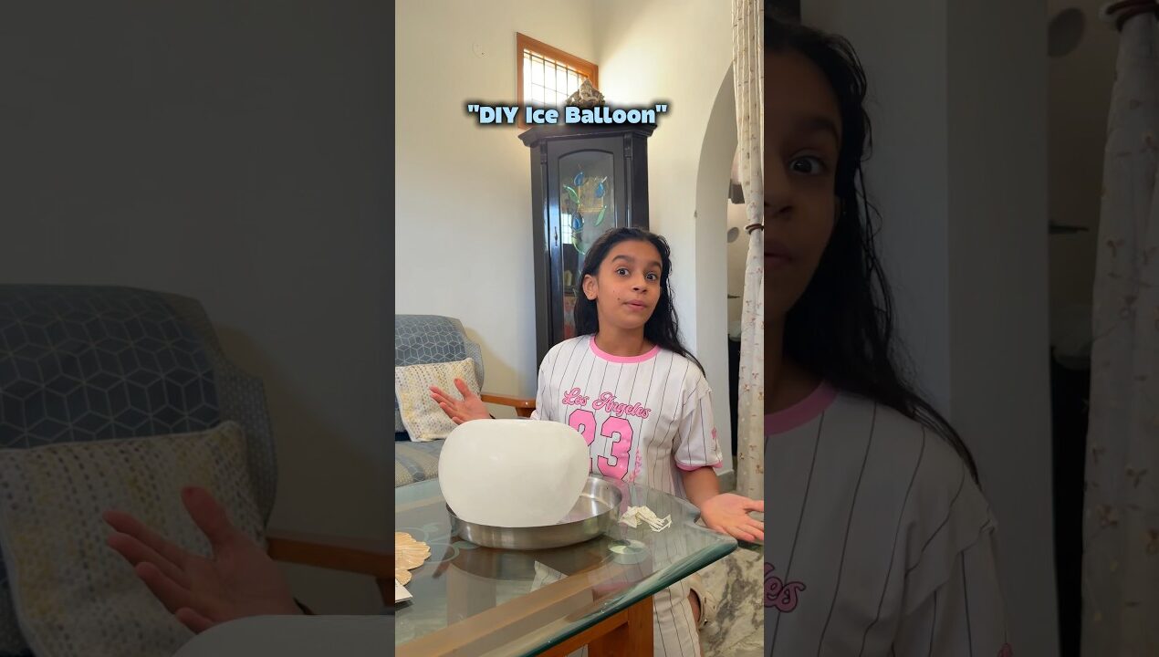 DIY ice ballon