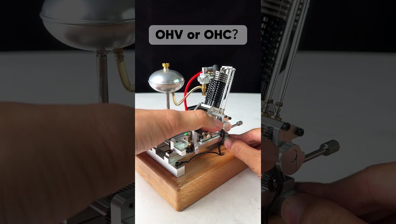 Harley-Davidson four-stroke engine model #modelkit #miniengine #harley #enginemodel #DIY