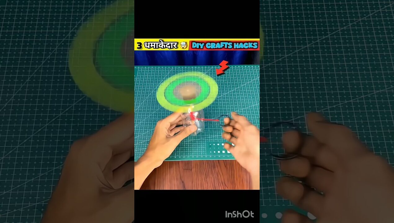 Plastic Bottle se Fan 😳 + 3 Crazy DIY Crafts for School #pricepool #diyhacks #crafts #creative #fyp