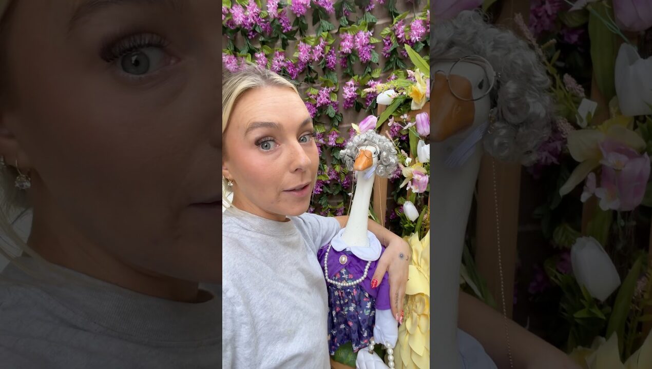 Home sweet home 🥰🥰🥰 #craft #diy turning my porch goose into mother goose