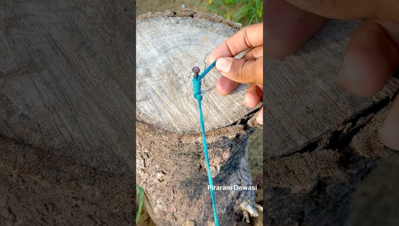 Simple and practical knot!! #diy #ideas #tricks #knottutorial