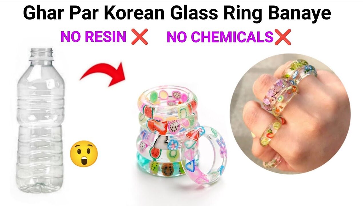 DIY homemade love rings🥰😍/❌No Resin❌No Tape/how to make rings from waste/homemade ring/bts ring