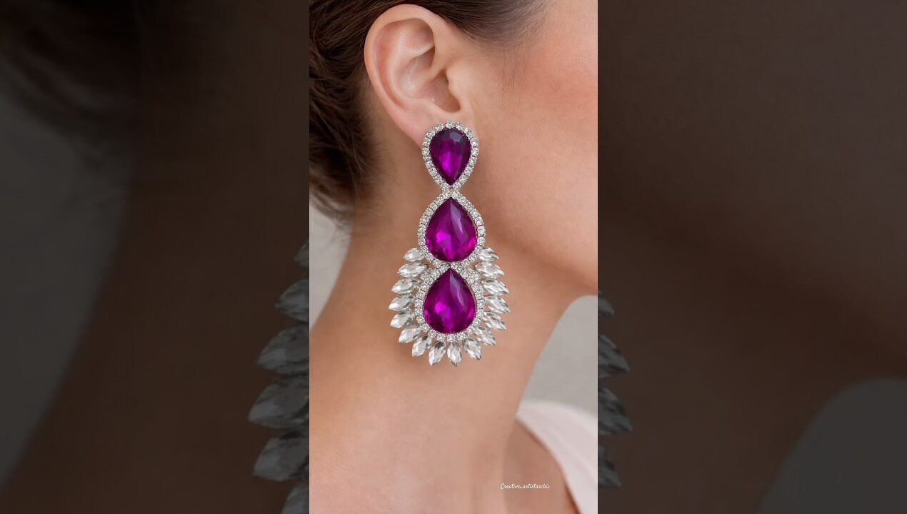 Diy Fancy Earring Making 😱🔥 #diy #trending #ytshort #shorts #earrings