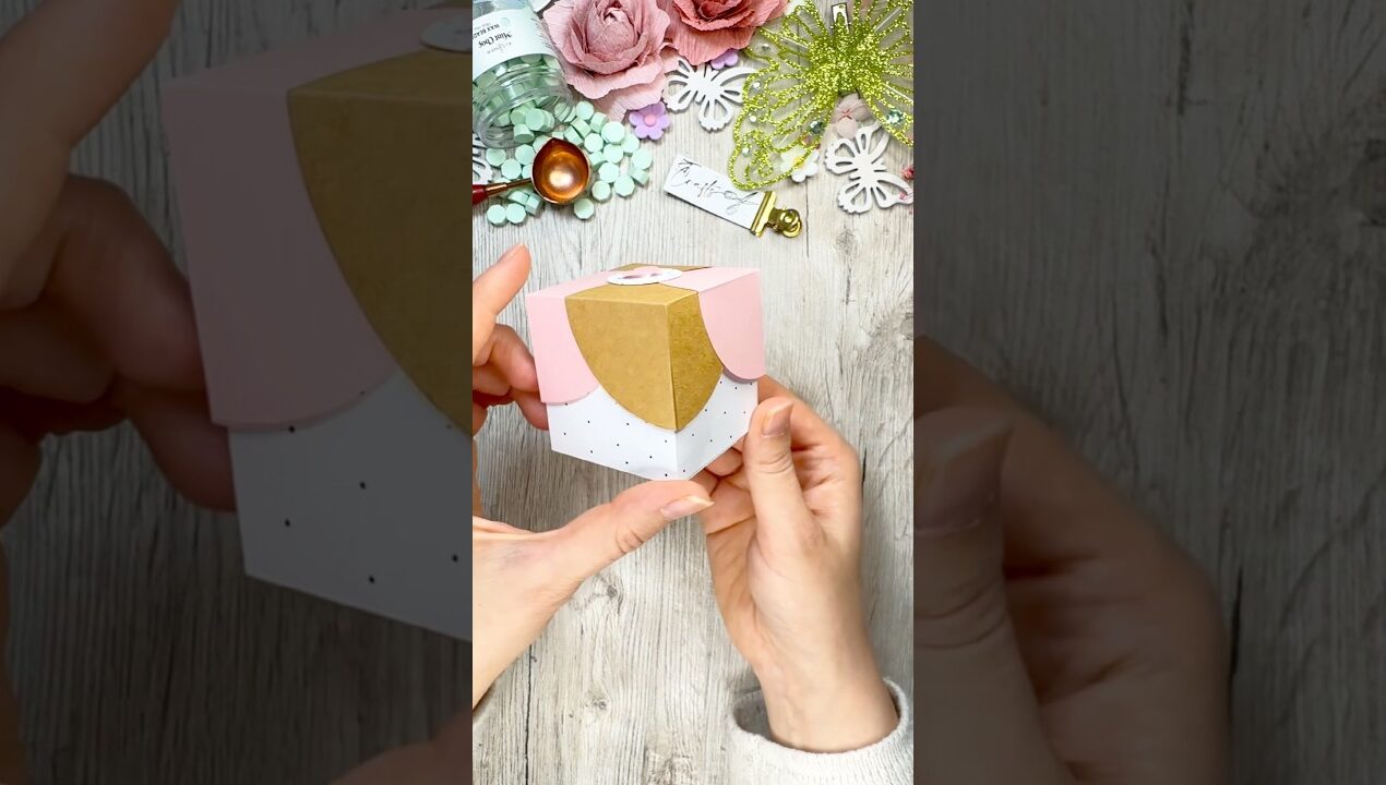 🌸 Süße DIY Geschenkidee #bastelanleitung #diy #basteln #diygeschenk