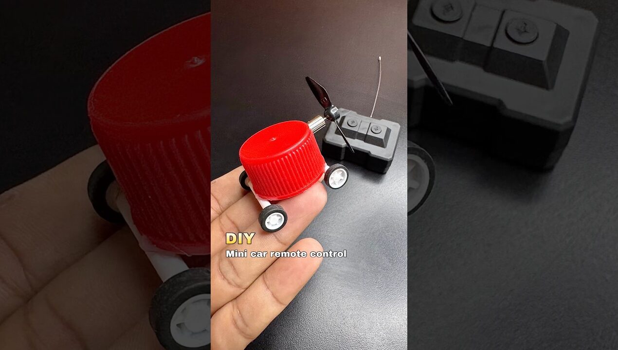 diy mainan mobil tutup botol dengan remote control #diy  #mainan #toys #kerajinan #ideas #unik #car