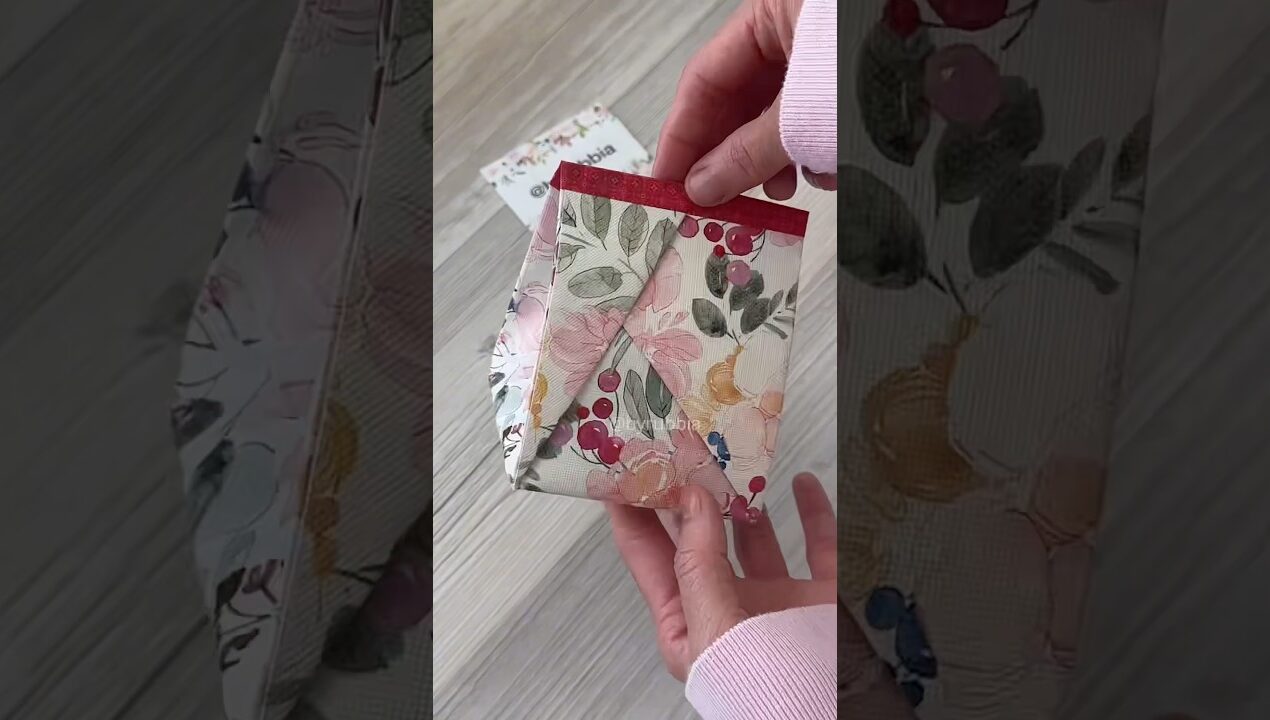 How to make a gift bag #diy #origamigiftbox #giftwrapping #giftcraftideas #gift #shorts #fyp