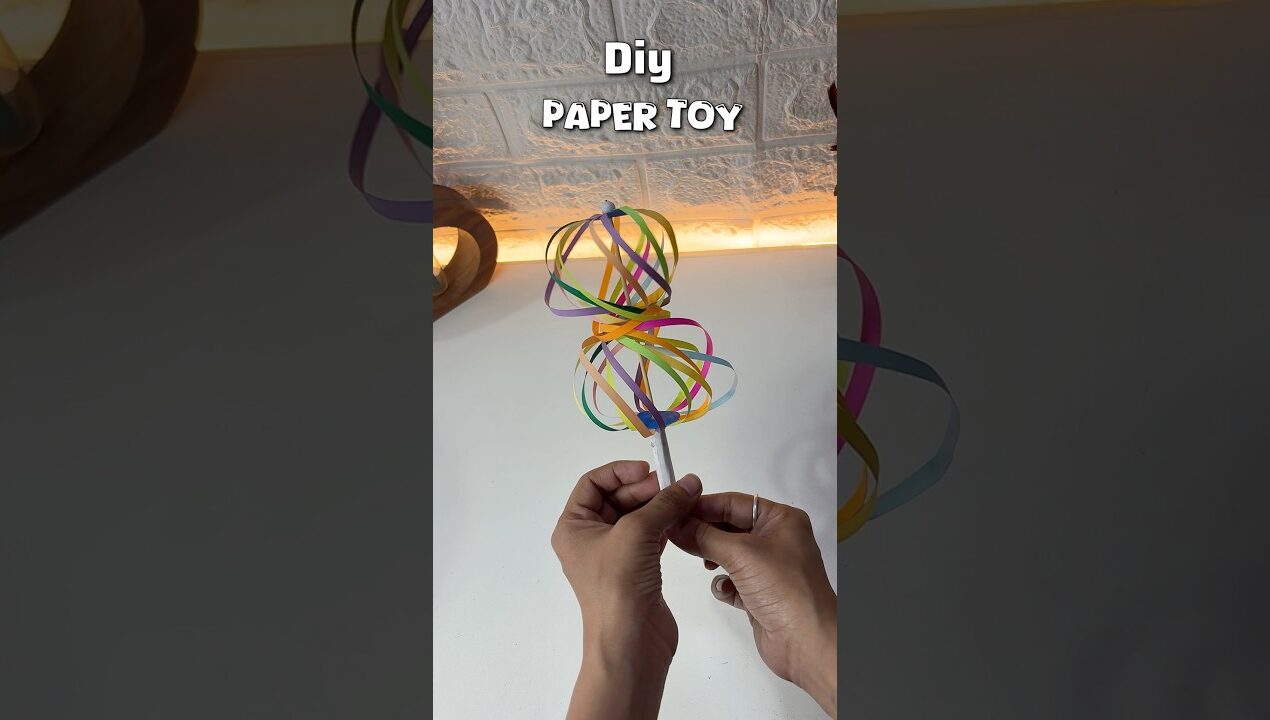 Diy paper toy #diy #craft #papercraft #shorts #art