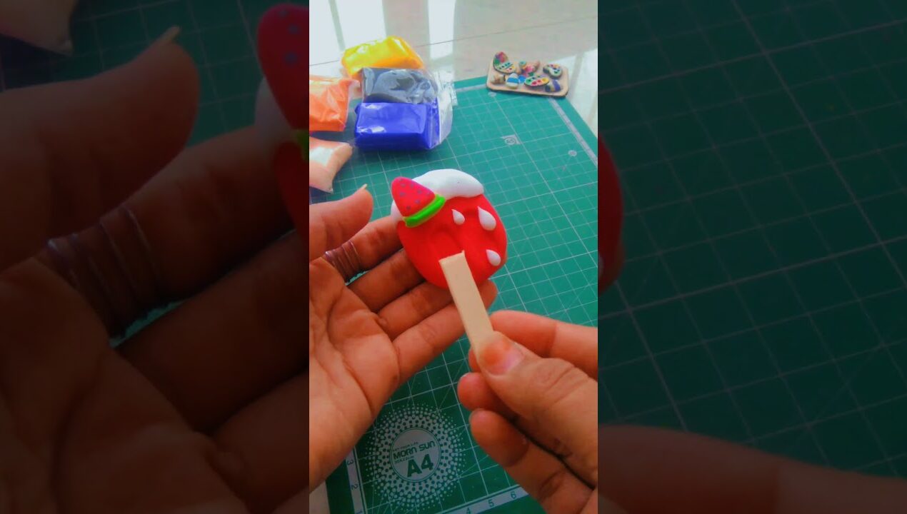 DIY Fridge Magnet✨ #diyideas  #icecream #cutediy #BhumiTheArtist #shorts