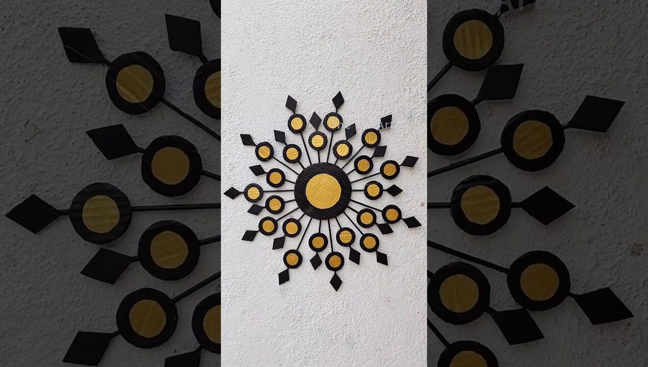 Unique Wall Hanging Ideas #shorts #walldecor #wallhanging #homedecor #viralshort #art #craft