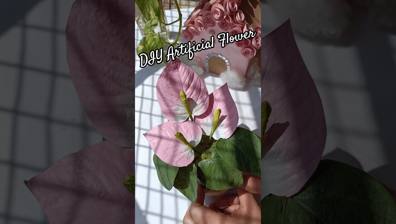 DIY Artificial plant | Easy decor Ideas #shortsviral #viralshorts #diyplanters #craftideas #handmade