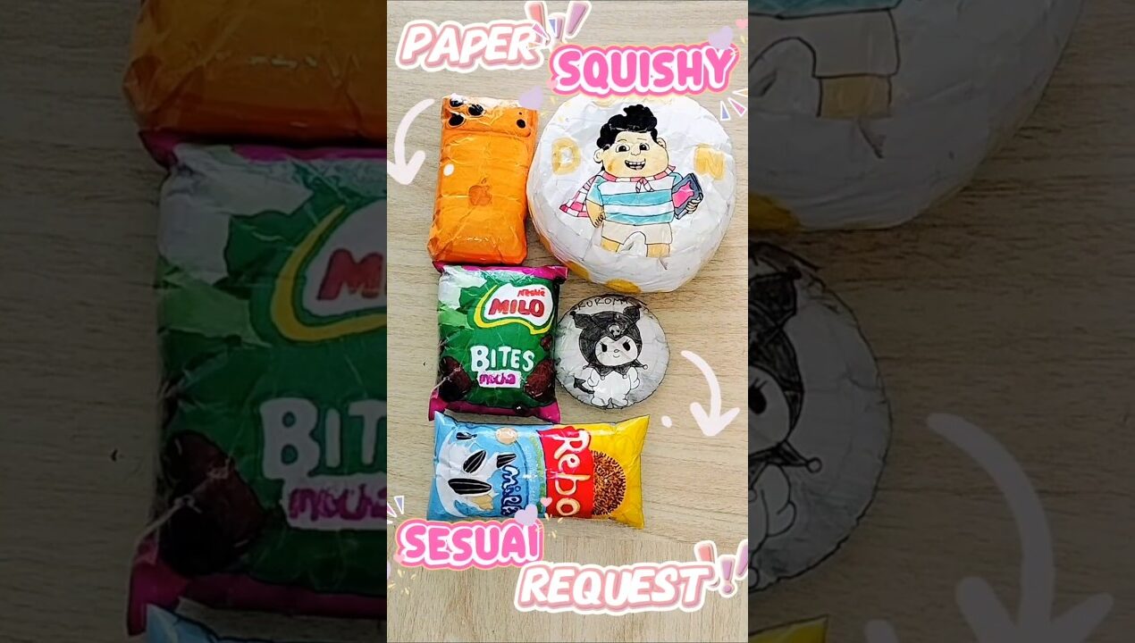 PAPER SQUISHY SESUAI REQUEST #diy