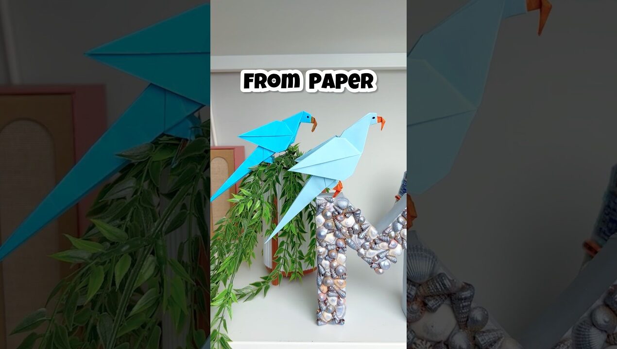 Hamara Shararati Parrot 🦜 #diy #craft #papercraft #parrot