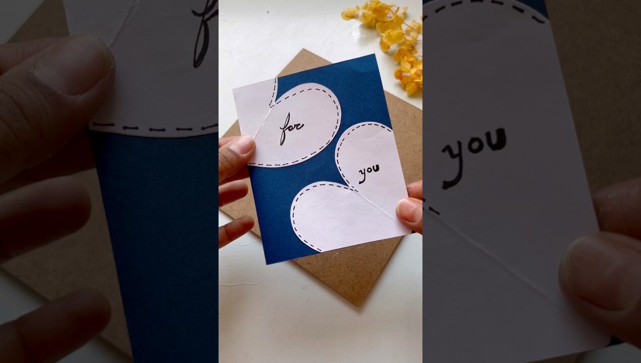 Easy and aesthetic Birthday Card Idea #diy #art #craft #handmade #artandcraft #shorts #viralshorts