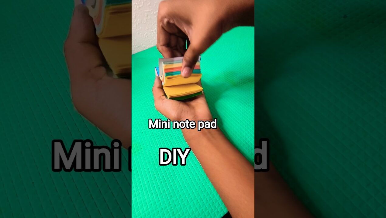 let's make a mini notepad for important notes | #art #trending #craft #diy #ideas #mini #notepad