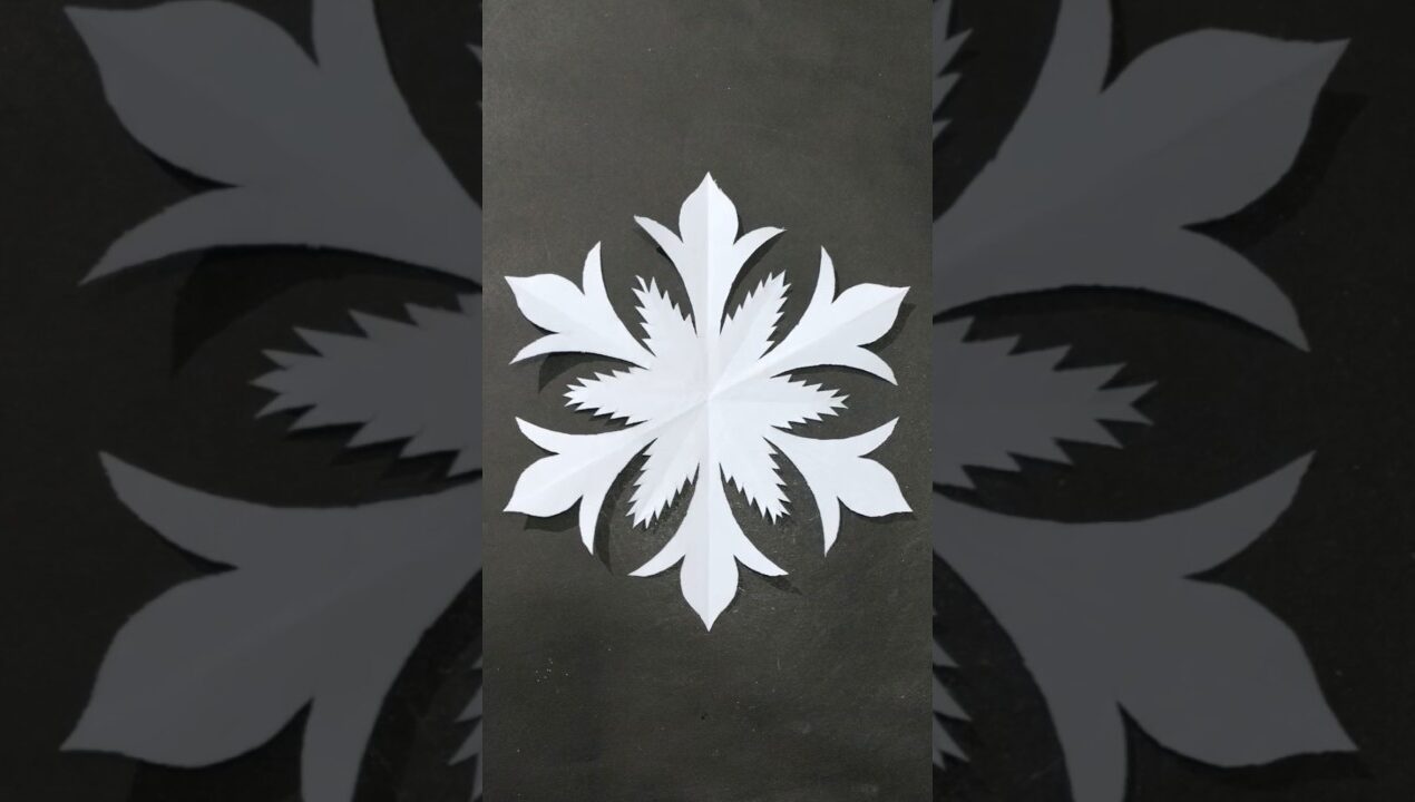 Diy Paper Craft Paper Cutting Idea❄️💥💯 #artofhandmade #handmade #diy #craft #creative