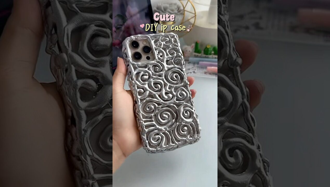 DIY ip case 📱✨ #shorts #art #diy #craft #youtubeshorts