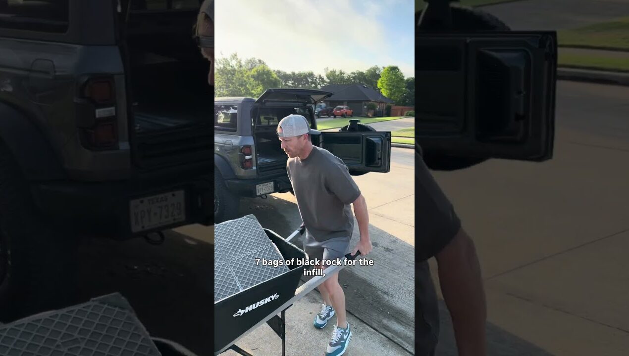 Patio DIY part 2! Follow for part 3 🙌 #diy #diyprojects